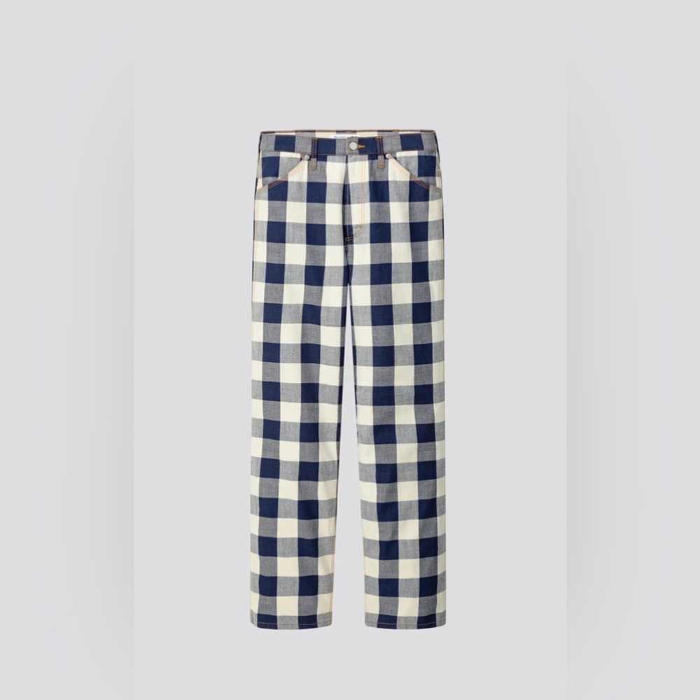Uniqlo x JW Anderson Denim checked work pants